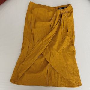 Zara wrap skirt